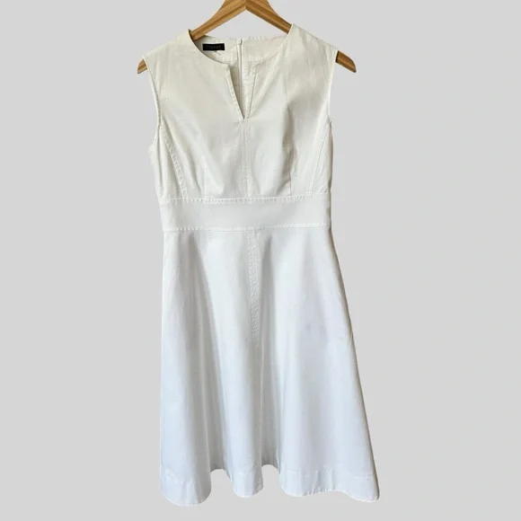 ESCADA white Sleeveless Dress with Pockets - Picture 1 of 7